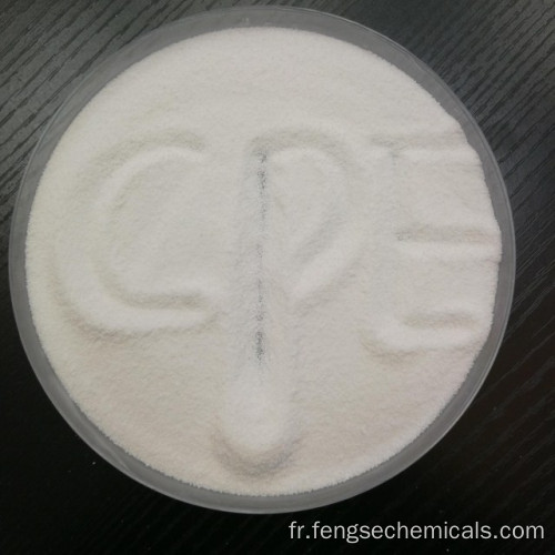 Poudre blanche en polyéthylène chloré CPE 135a